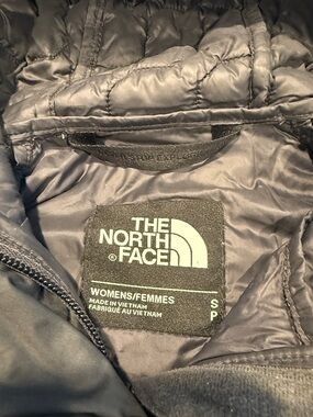 The North Face Women's Black Insulated Jacket with Logo Patch